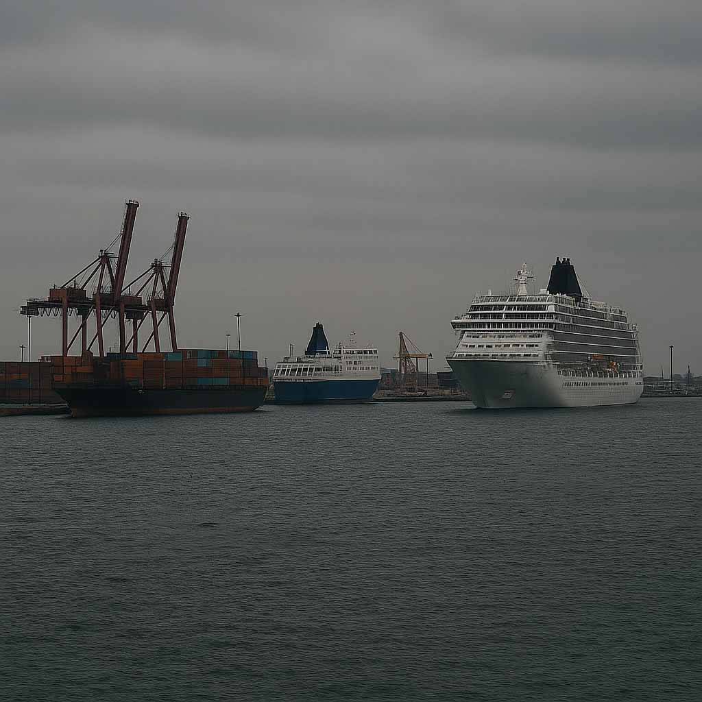 Mediterranean Seaport View